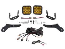 SS5 Bumper LED Pod Light Kit for 2017-2020 Ford Raptor Sport Yellow Driving Diode Dynamics