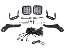 SS5 Bumper LED Pod Light Kit for 2017-2020 Ford Raptor Pro White Driving Diode Dynamics