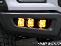 SS3 LED Fog Light Kit for 2017-2020 Ford Raptor Yellow Max Diode Dynamics