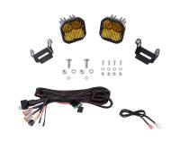 Stage Series Backlit Ditch Light Kit for 2021-2022 Ford F-150, SSC2 Pro Yellow Combo Diode Dynamics