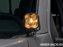Stage Series Backlit Ditch Light Kit for 2021-2022 Ford F-150, SS3 Sport Yellow Combo Diode Dynamics