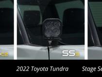 Stage Series Ditch Light Kit for 2022 Toyota Tundra SS3 Pro Diode Dymanics Yellow Combo Diode Dymanics