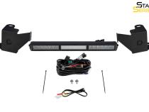 Stealth Bumper Light Bar Kit for 2022 Toyota Tundra White Combo Diode Dymanics