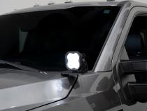 Stage Series Ditch Light Kit for 2017-2022 Ford Super Duty, SS3 Sport Yellow Combo Diode Dynamics