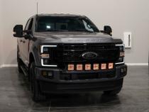 SS5 6-Pod CrossLink Grille Lightbar Kit for 2020-2022 Super Duty, Pro Yellow Combo Diode Dynamics