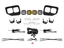 SS3 LED Fog Pocket Kit for 2020-2022 Ford Super Duty, Yellow Sport Diode Dynamics