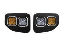 SS3 LED Fog Pocket Kit for 2020-2022 Ford Super Duty, Yellow Sport Diode Dynamics