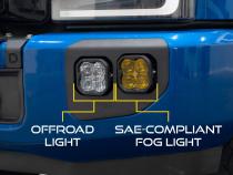 SS3 LED Fog Pocket Kit for 2020-2022 Ford Super Duty, Yellow Sport Diode Dynamics