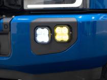 SS3 LED Fog Pocket Kit for 2020-2022 Ford Super Duty, Yellow Pro Diode Dynamics