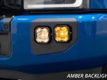 SS3 LED Fog Pocket Kit for 2020-2022 Ford Super Duty, Yellow Pro Diode Dynamics