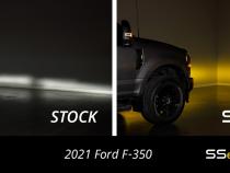 SS6 Fog Lightbar Bracket Kit for 2020-2022 Ford Super Duty Pair Diode Dynamics