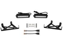 SS6 LED Fog Light Kit for 2020-2022 Ford Super Duty, White Wide Diode Dynamics
