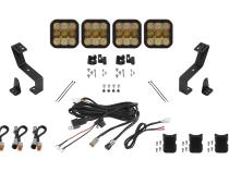 SS5 Grille CrossLink Lightbar Kit for 2019-Present Ram, Sport Yellow Combo Diode Dynamics