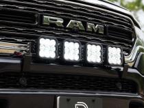 SS5 Grille CrossLink Lightbar Kit for 2019-Present Ram, Pro Yellow Combo Diode Dynamics