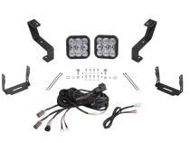 SS5 Bumper LED Pod Light Kit for 2019-Present Ram, Sport White Combo Diode Dynamics