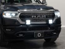 SS5 Bumper LED Pod Light Kit for 2019-Present Ram, Sport Yellow Combo Diode Dynamics