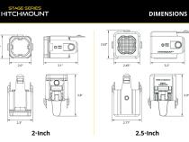 HitchMount LED Pod Reverse Kit for 2023-2024 Chevrolet Colorado C1 Diode Dynamics