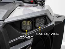 SS3 LED Headlight Mounting Bracket Kit for 2014-2023 Polaris RZR XP Diode Dynamics