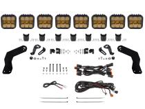 2017-2024 Can-Am Maverick X3 SS5 Sport CrossLink Roof Yellow Combo Lightbar Kit Diode Dynamics