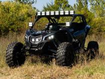 2017-2024 Can-Am Maverick X3 SS5 Pro CrossLink Roof Yellow Combo Lightbar Kit Diode Dynamics