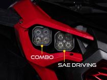 SS3 LED Headlight Kit for 2022-2024 Honda Talon, Sport White ABL