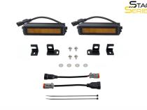 SS6 LED Fog Light Kit for 2024-Present Toyota Tacoma, Amber Wide Diode Dynamics