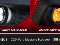 SS3 Add-On Fog Lamp Kit for 2024 Ford Mustang EcoBoost Yellow Pro Diode Dynamics