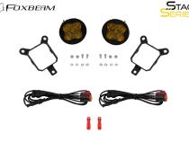 SS3 SAE/DOT Type Y Fog Light Kit Cool White (6000K) Sport (14.5 watts) White SAE Fog Diode Dynamics