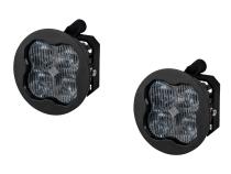 SS3 SAE/DOT Type NO Fog Light Kit Cool White (6000K) Max (38.5 watts) White SAE Fog Diode Dynamics