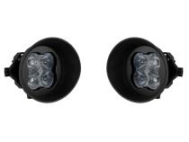 SS3 SAE/DOT Type TS Fog Light Kit Cool White (6000K) Max (38.5 watts) White SAE Fog Diode Dynamics