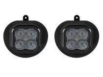 SS3 SAE/DOT Type DR Fog Light Kit Cool White (6000K) Pro (36 watts) White SAE Fog Diode Dynamics