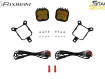 SS3 SAE/DOT Type YS Fog Light Kit Cool White (6000K) Pro (36 watts) White SAE Fog Diode Dynamics
