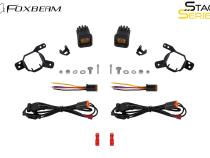 SSC1 SAE/DOT Type G3M Fog Light Kit Cool White (6000K) 3569 White SAE Fog Diode Dynamics