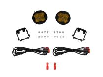 SS3 SAE/DOT Type Forester Fog Light Kit Yellow (3000K) Pro (36 watts) Yellow SAE Fog Diode Dynamics