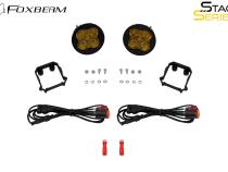 SS3 SAE/DOT Type Forester Fog Light Kit Yellow (3000K) Pro (36 watts) Yellow SAE Fog Diode Dynamics