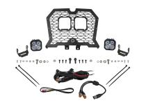 Stage Series LED Grille Kit for 2021-2024 Polaris RZR Trail, Cool White (6000K) Pro White Combo