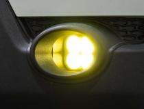 SS3 Sport Honda Element LED Fog Light Kit, Yellow SAE Fog Diode Dynamics
