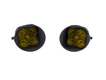 SS3 LED Fog Light Kit for 09-11 Honda Element, Pro Yellow SAE Fog Diode Dynamics