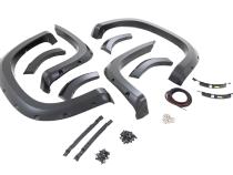 Traditional Pocket Fender Flares Flat Black Chevy Silverado 1500 (19-23) Rough Country