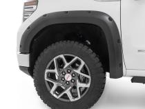 Traditional Pocket Fender Flares Flat Black 19-Up GMC Sierra 1500 2WD/4WD Rough Country