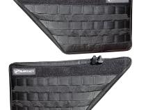 Door Organizer Pouch for Ford Bronco 2021-2024 Door Pair of 2 Driver and Passenger Side Lower Area (Pat Pending) Black/White Patch Bartact