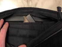 Door Organizer Pouch for Ford Bronco 2021-2024 Door Pair of 2 Driver and Passenger Side Lower Area (Pat Pending) Black/White Patch Bartact