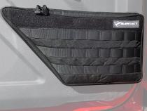 Door Organizer Pouch for Ford Bronco 2021-2024 Door Pair of 2 Driver and Passenger Side Lower Area (Pat Pending) Black/White Patch Bartact