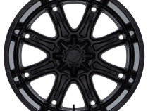 Aluminum Wheels 22X10 Darkstar FC853MB 5 On 114.3/5 On 127 Matte Black/Gloss Black Lip 78.1 Bore 10 Offset Fuel Off Road Wheels