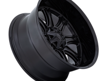 Aluminum Wheels 24X12 Darkstar FC853MB 5 On 114.3/5 On 127 Matte Black/Gloss Black Lip 78.1 Bore -44 Offset Fuel Off Road Wheels