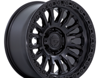 Aluminum Wheels 17X9 Rincon SBL FC857MB 5 On 127 Matte Black/Gloss Black Lip 71.5 Bore 1 Offset Fuel Off Road Wheels