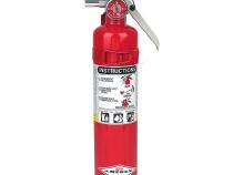 Combo Amerex 2.5 LB Fire Extinguisher PLUS UTV Roll Bar 2.5 LB Fire Extinguisher Holder for padded or non-padded roll Bars Carbon Fiber Vinyl Black HSP Seats