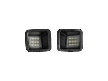 2017-2024 Ford Super Duty LED License Plate Lights Pair, Clear Form Lighting