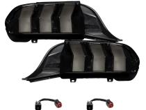 24-25 Ford Mustang Sequential LED Tail Lights, Smoked (Pair) Form Lighting