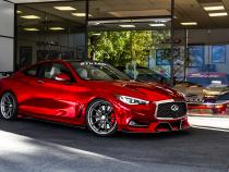 Infiniti Q60 Front Splitter &amp;amp; Winglets Unfinished For 17-21 Infiniti Q60 Stillen